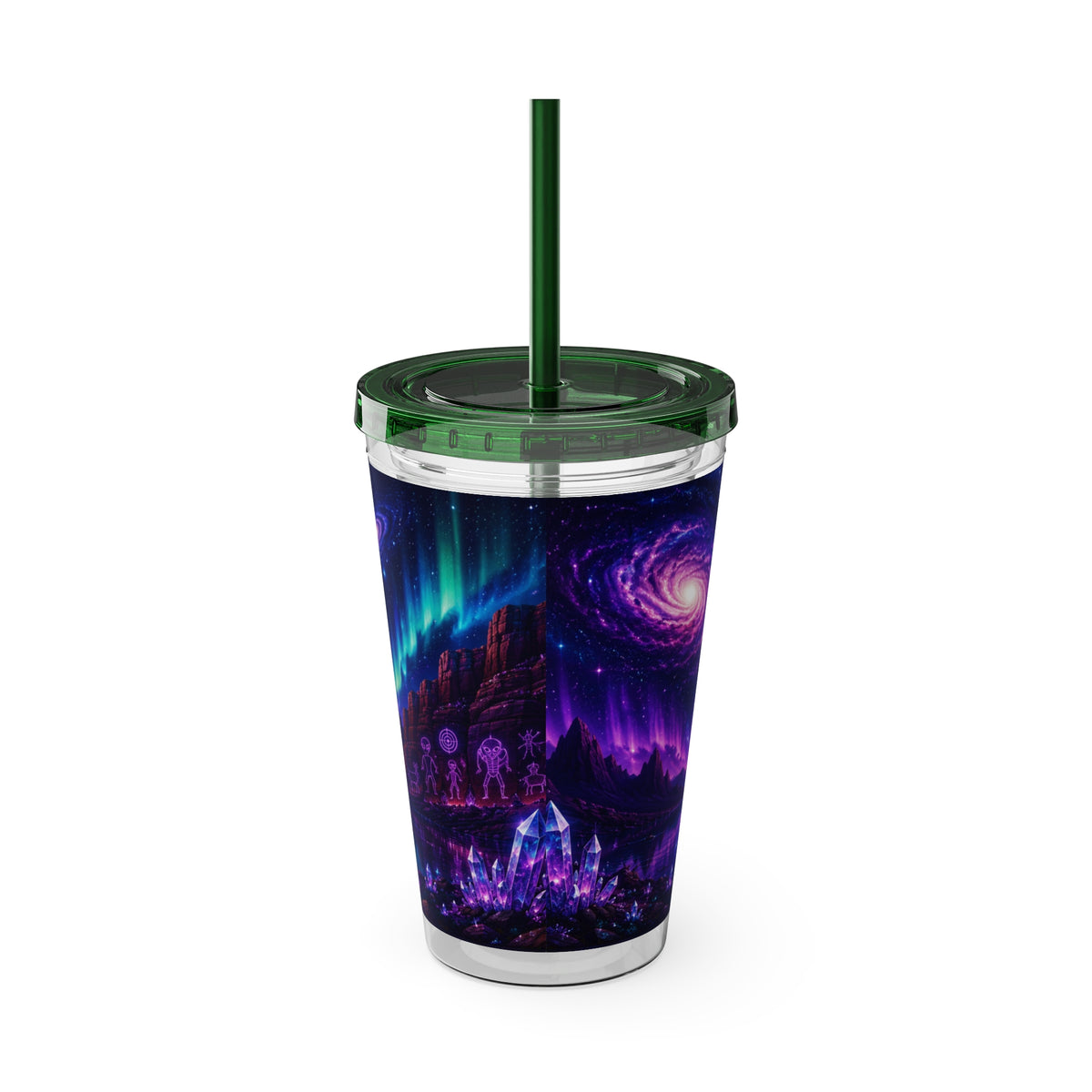 Alien Tumbler | Tune In Find Your Frequency Cosmic Travel Cup