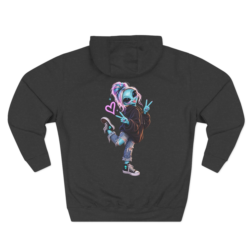 Stay Curious Alien Hoodie | Cute Alien Graphic Hoodie