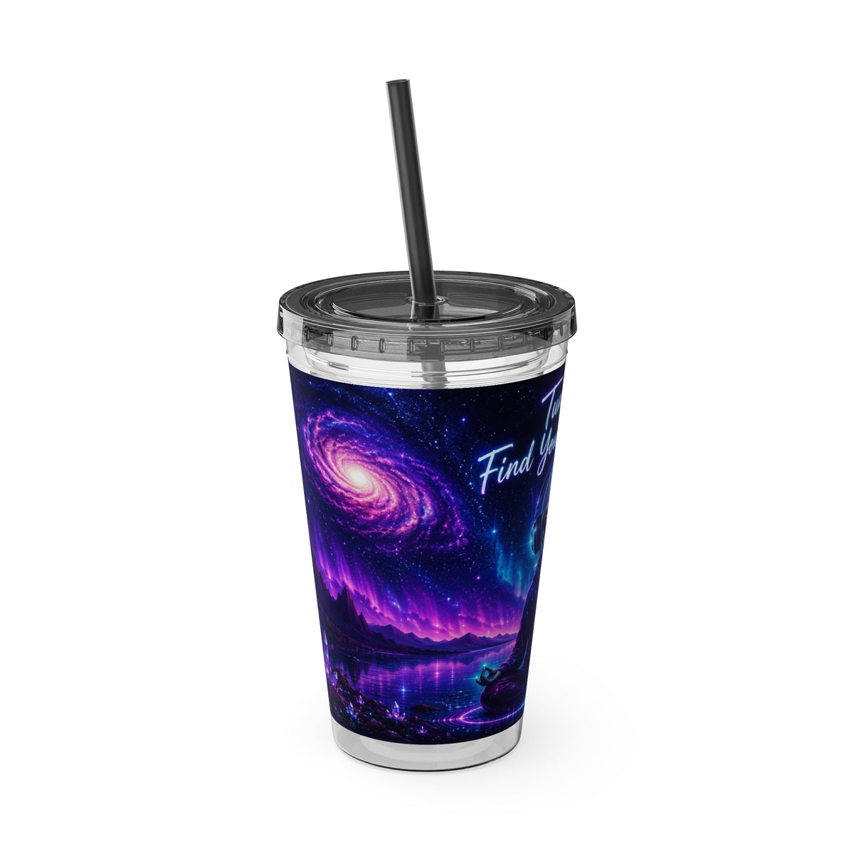 Alien Tumbler | Tune In Find Your Frequency Cosmic Travel Cup