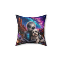 Cosmo & Porcia Under the Stars Cosmic Throw Pillow