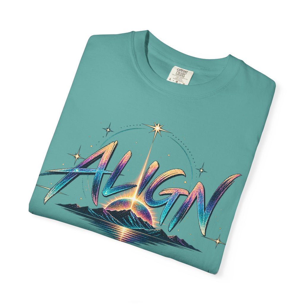 Cosmic Alignment Graphic T-Shirt | Spiritual Galaxy Tee