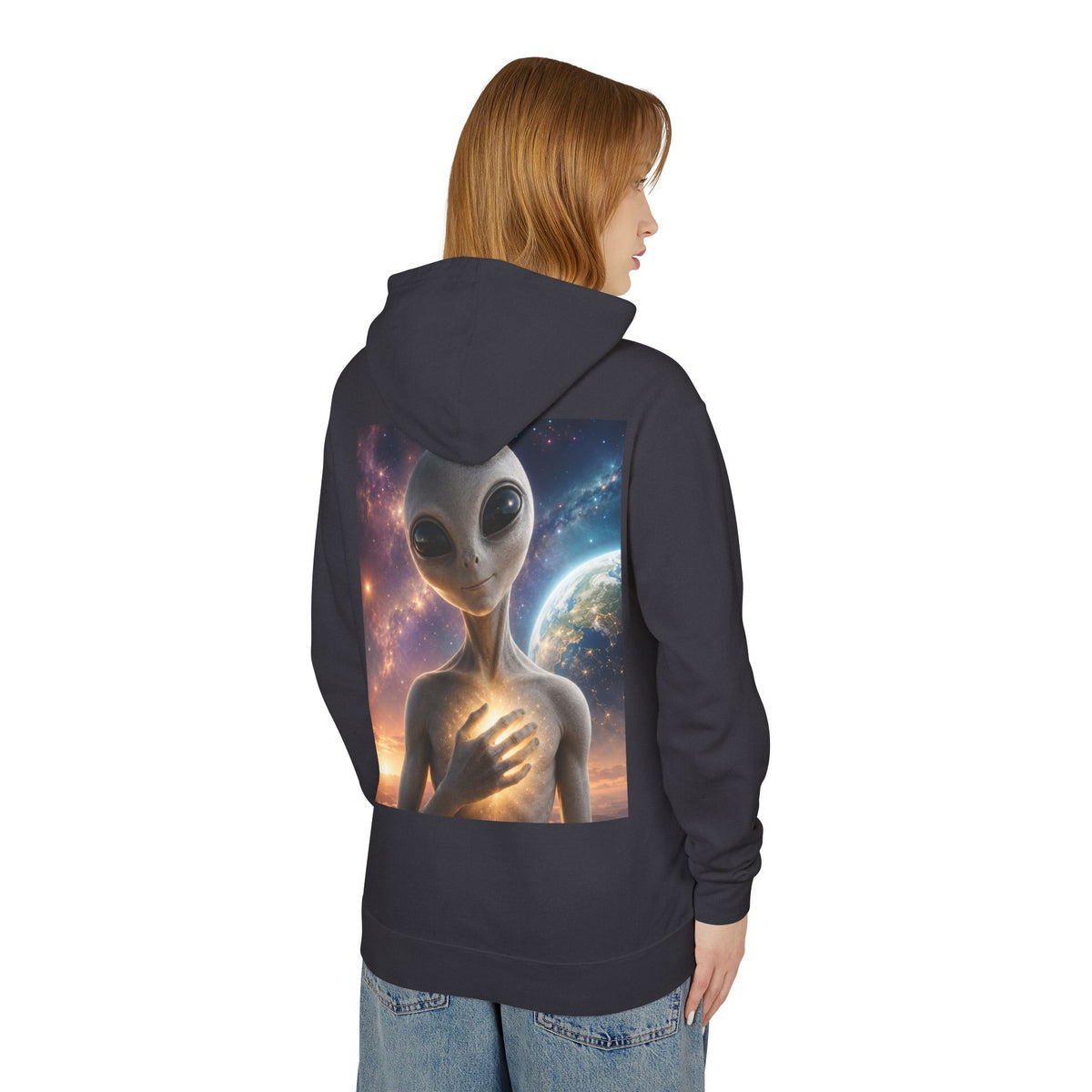 Alien Graphic Hoodie | Earthling You Are Loved