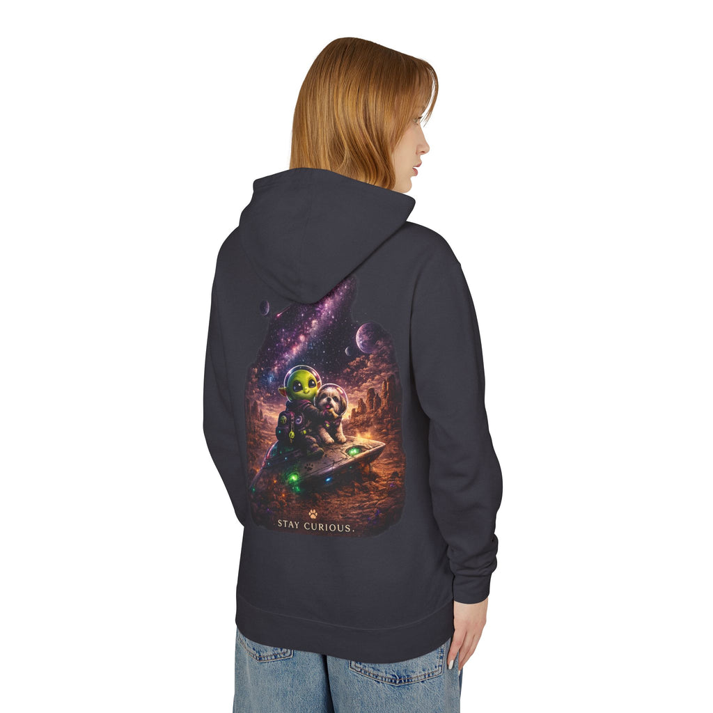 Planet of Cosmo “Stay Curious” Lightweight Hoodie