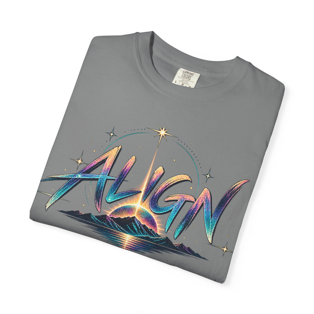Cosmic Alignment Graphic T-Shirt | Spiritual Galaxy Tee