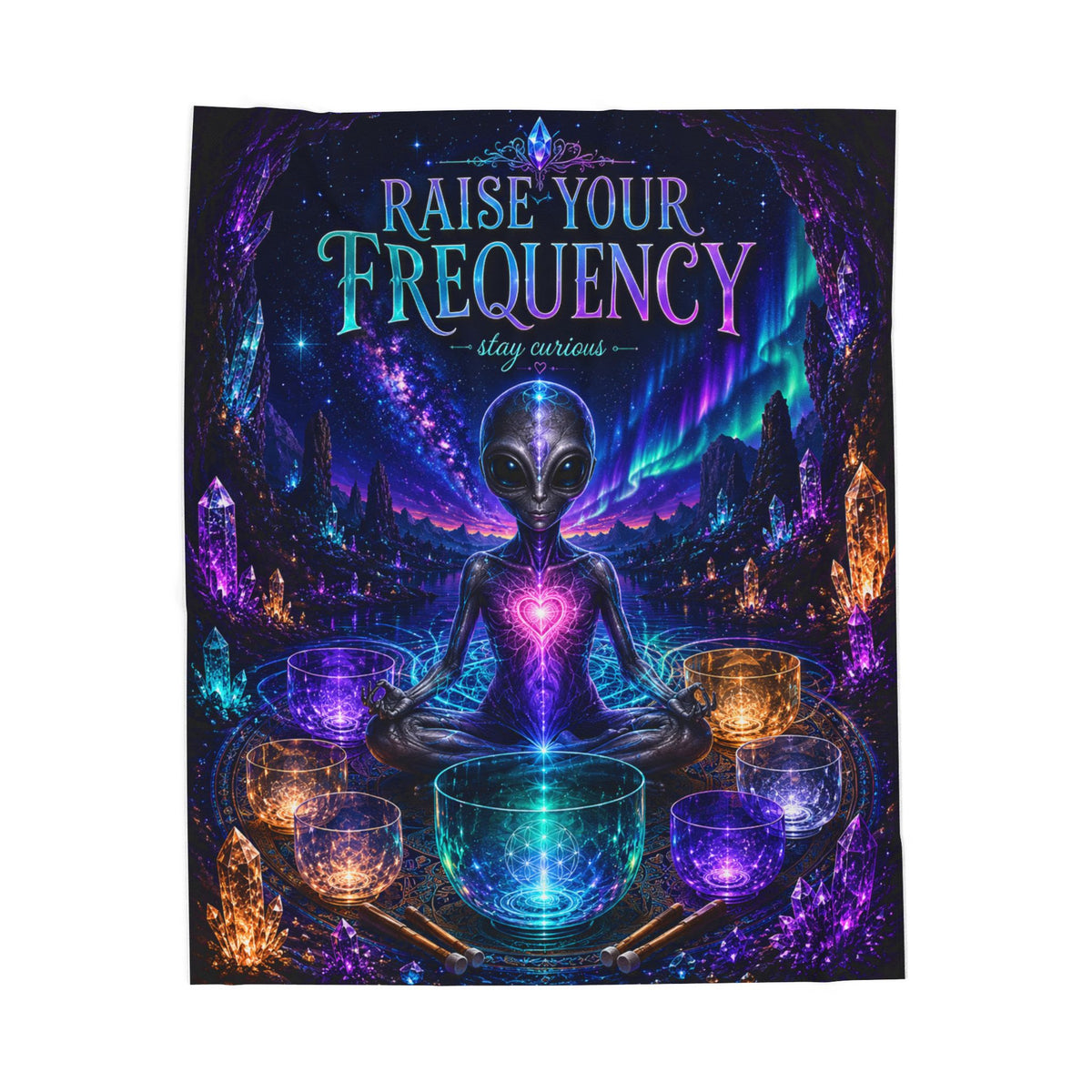 Echo Raise Your Frequency Meditation Blanket