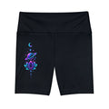 Women’s Yoga Shorts | Cosmic Lotus Workout Biker Shorts
