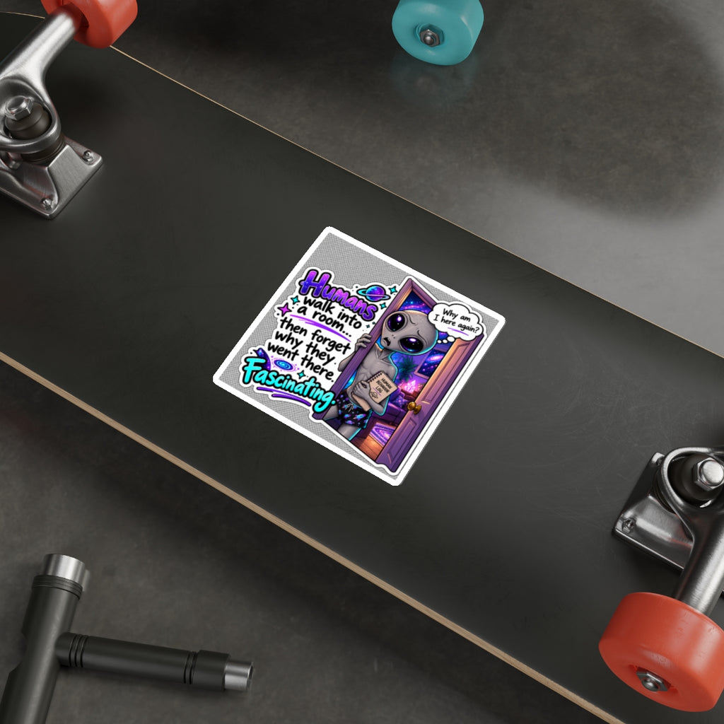 Funny Alien Sticker | Forgot Why I Walked In | Cosmo Observation #003