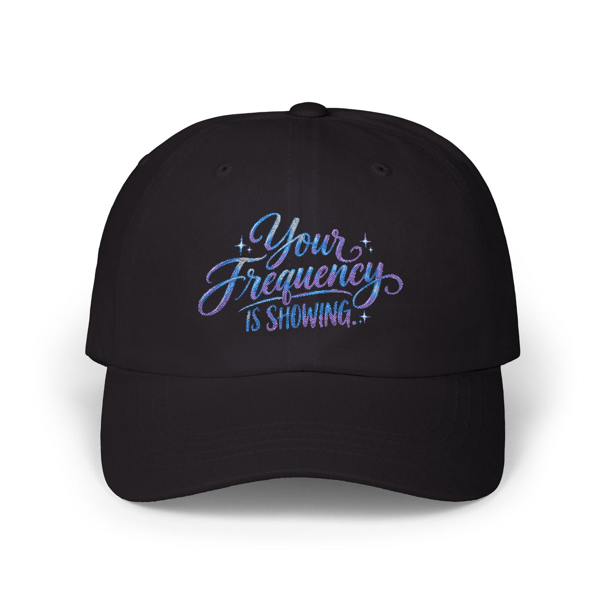 Your Frequency Is Showing Cosmic Embroidered Hat