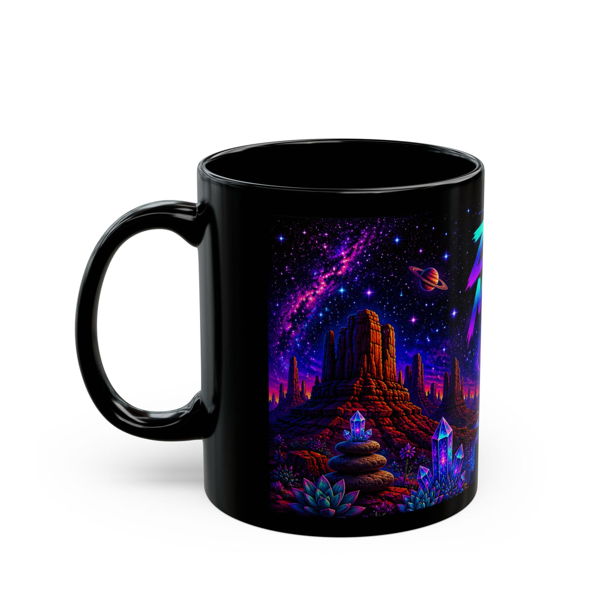 Zen Mode Alien Coffee Mug | Cosmic Meditation Mug