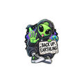 Back Up Earthling – Funny Cosmo Alien Sticker