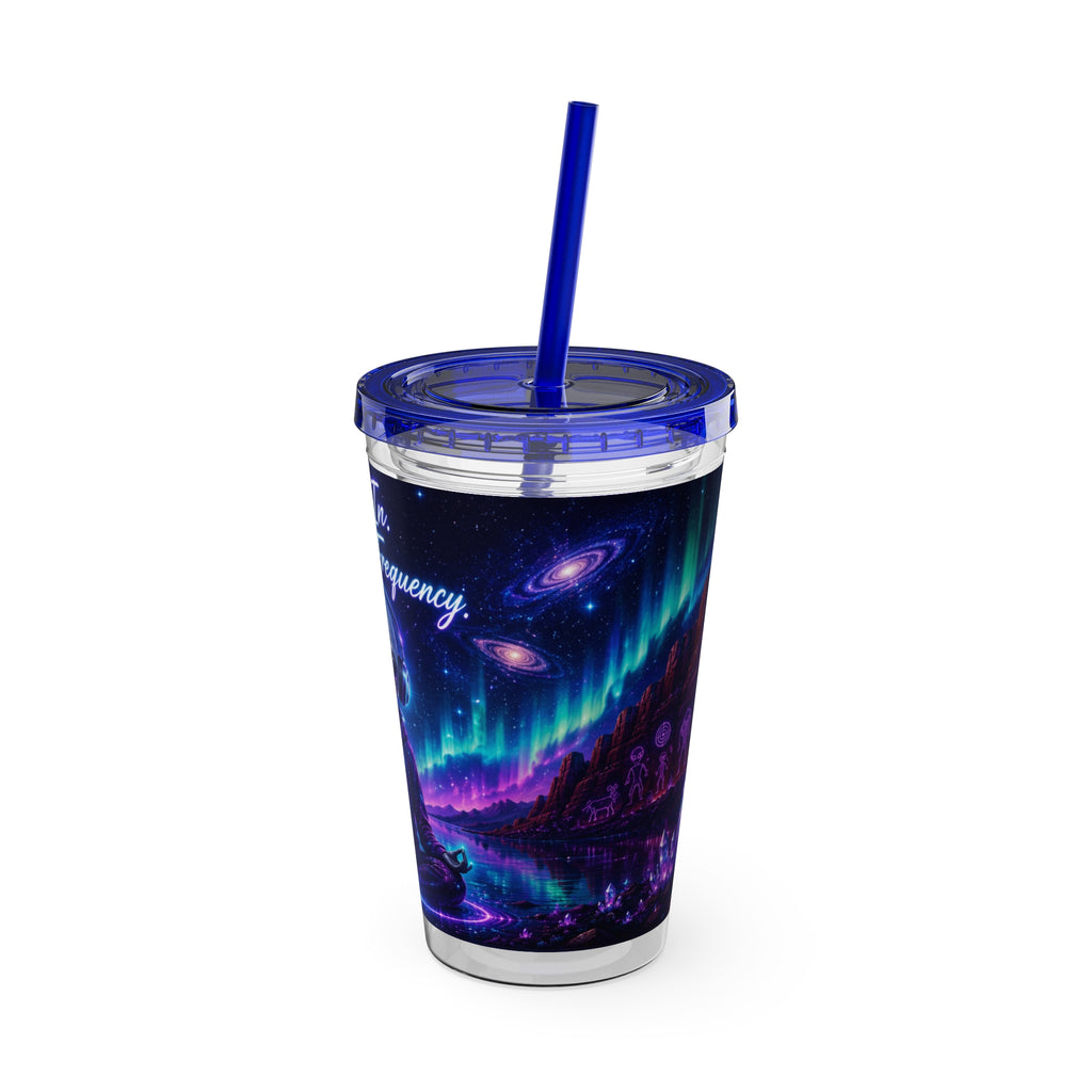 Alien Tumbler | Tune In Find Your Frequency Cosmic Travel Cup