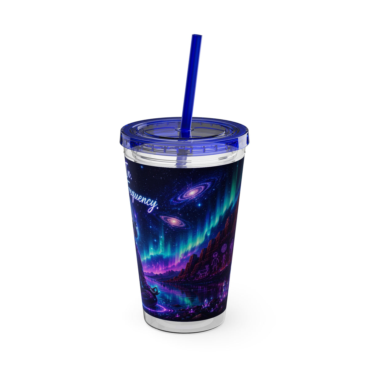 Alien Tumbler | Tune In Find Your Frequency Cosmic Travel Cup