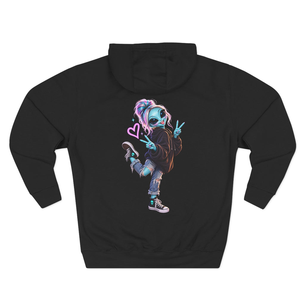 Stay Curious Alien Hoodie | Cute Alien Graphic Hoodie