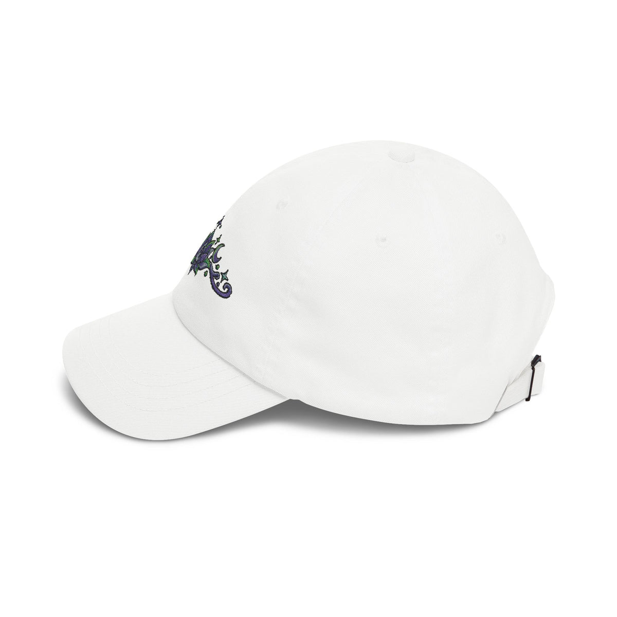 Embroidered Lotus Hat | Cosmic Spiritual Baseball Cap