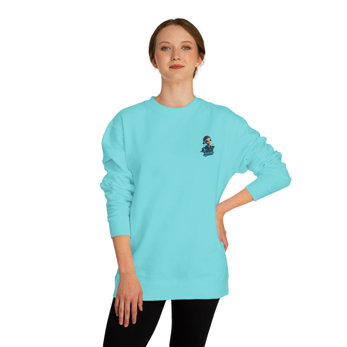 Alien Meditation Crewneck Sweatshirt | Be Curious