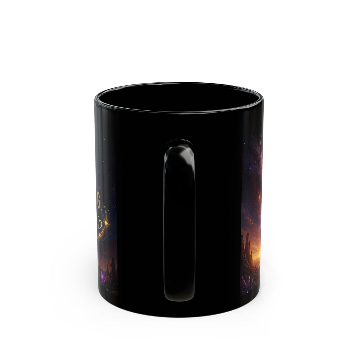 Alien Coffee Mug | Earthling You Are Loved Cosmic Space Mug