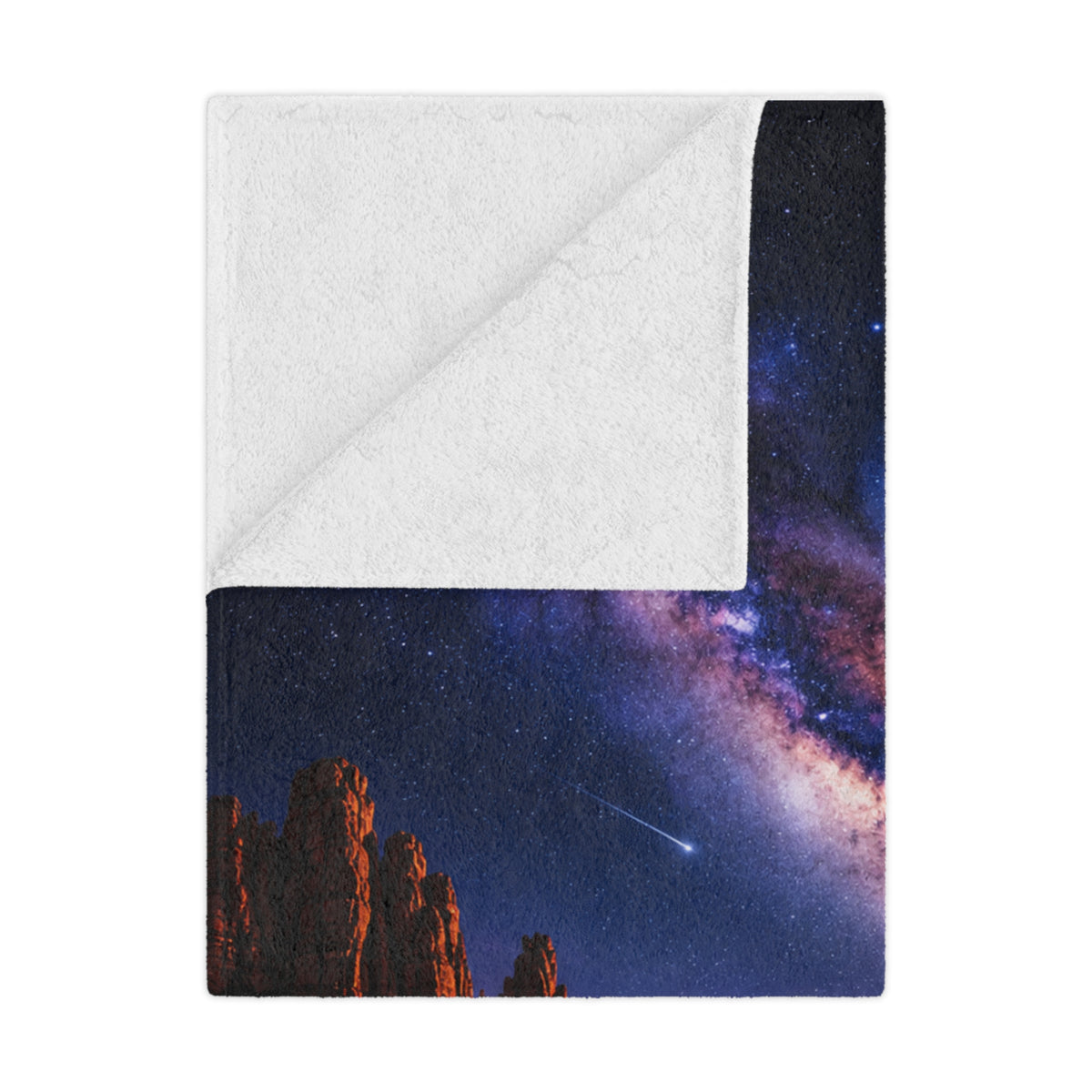 Alien Minky Blanket | Space Galaxy Throw Blanket