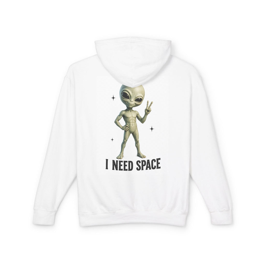 I Need Space – Funny Cosmo Alien Lightweight Hoodie