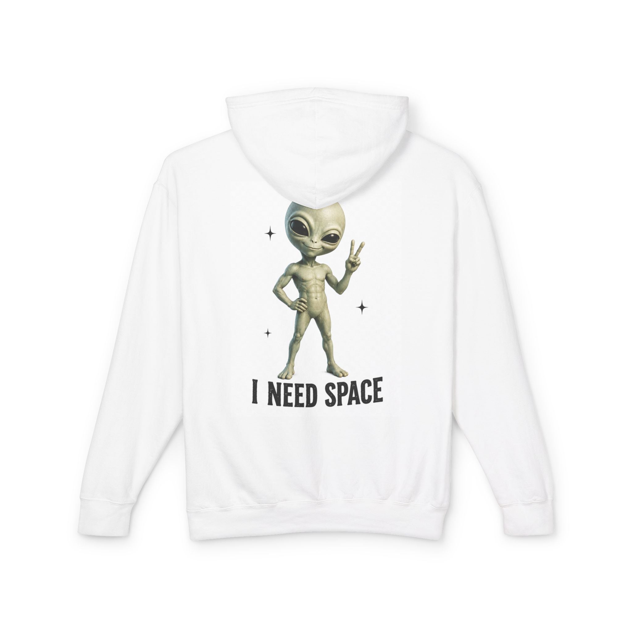 I Need Space – Funny Cosmo Alien Lightweight Hoodie