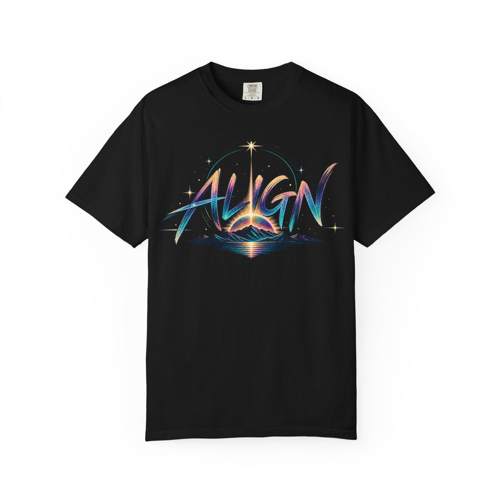 Cosmic Alignment Graphic T-Shirt | Spiritual Galaxy Tee
