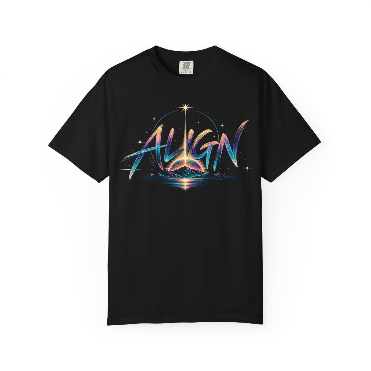 Cosmic Alignment Graphic T-Shirt | Spiritual Galaxy Tee