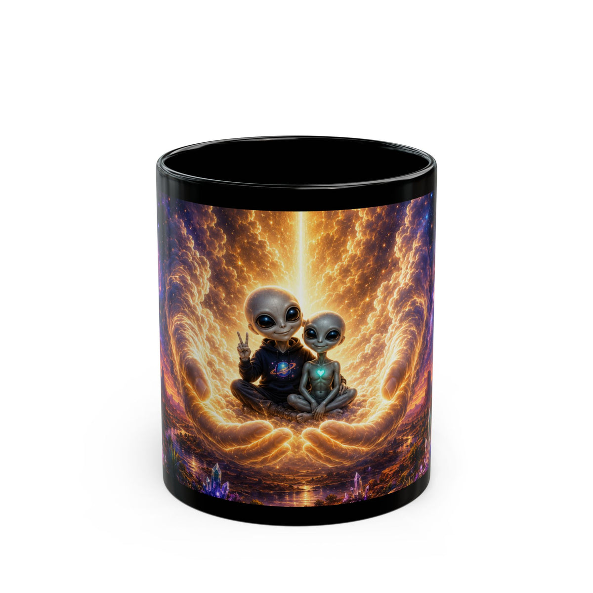 Alien Coffee Mug | Cosmic Galaxy Cosmo & Echo Mug