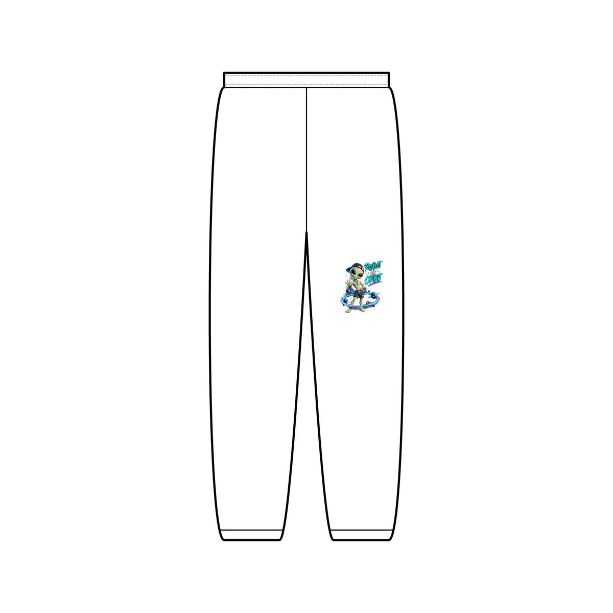 Raised on Orbit Alien Sweatpants | Unisex Cosmic Joggers