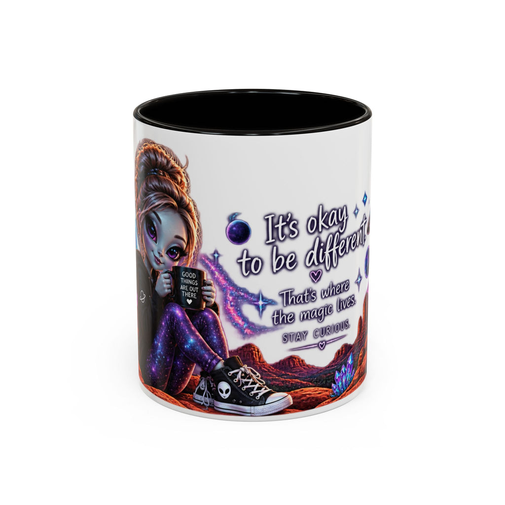 Cute Alien Coffee Mug | It’s Okay to Be Different