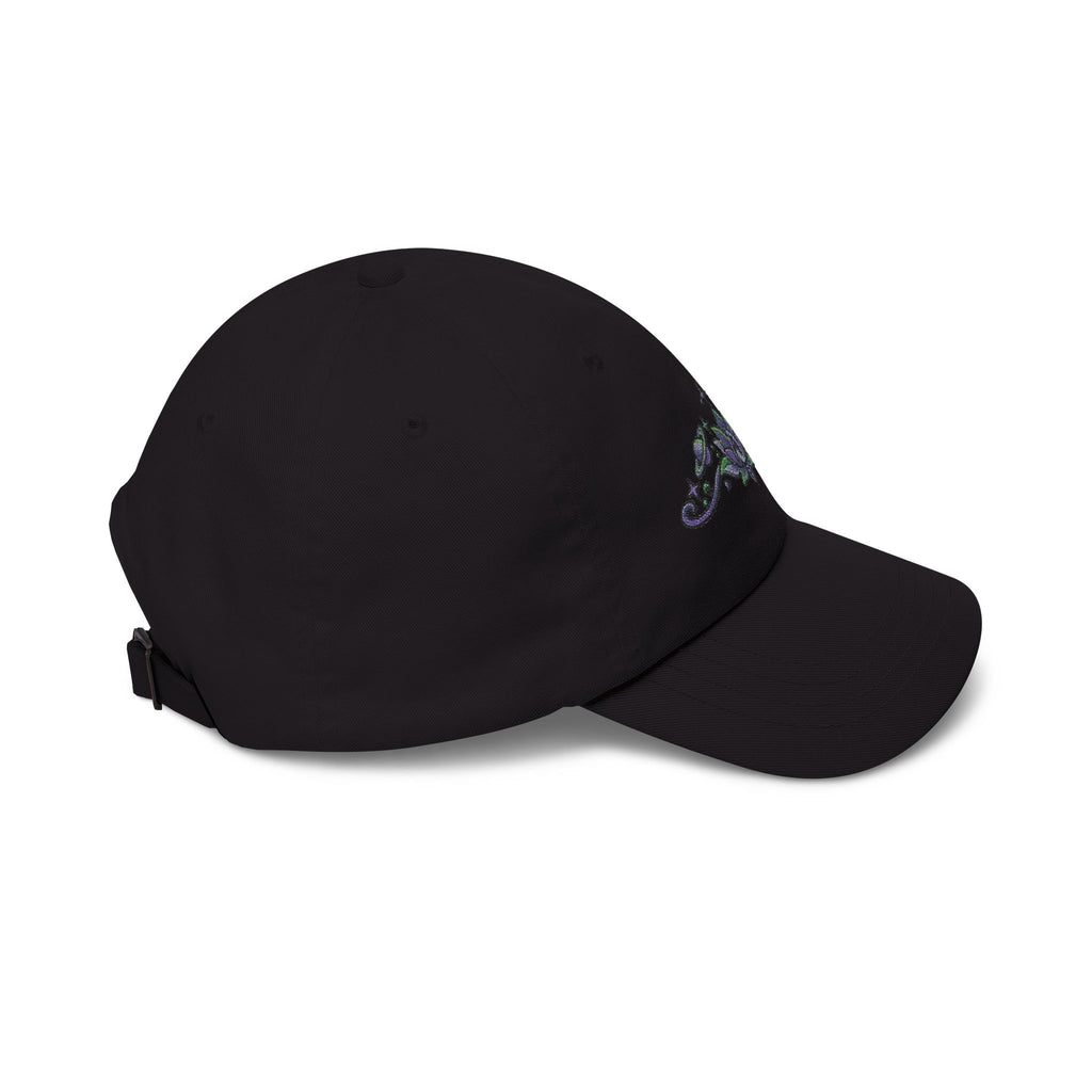 Embroidered Lotus Hat | Cosmic Spiritual Baseball Cap