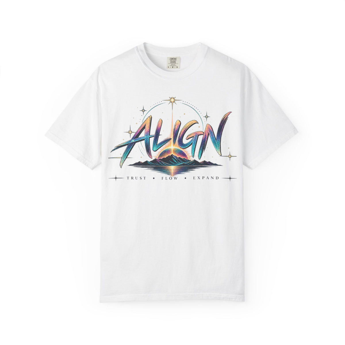 Cosmic Alignment Graphic T-Shirt | Spiritual Galaxy Tee
