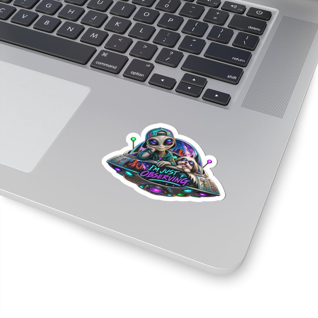 Cosmo & Porcia “I’m Just Observing” Cosmic Sticker