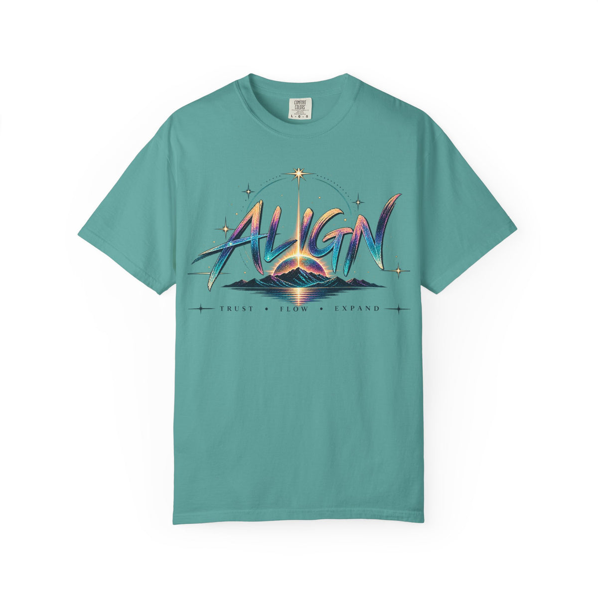Cosmic Alignment Graphic T-Shirt | Spiritual Galaxy Tee