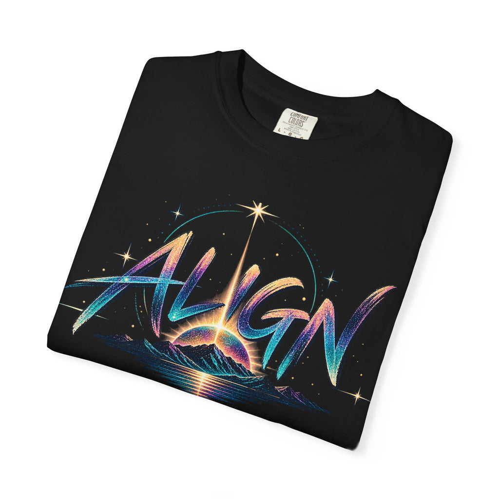 Cosmic Alignment Graphic T-Shirt | Spiritual Galaxy Tee