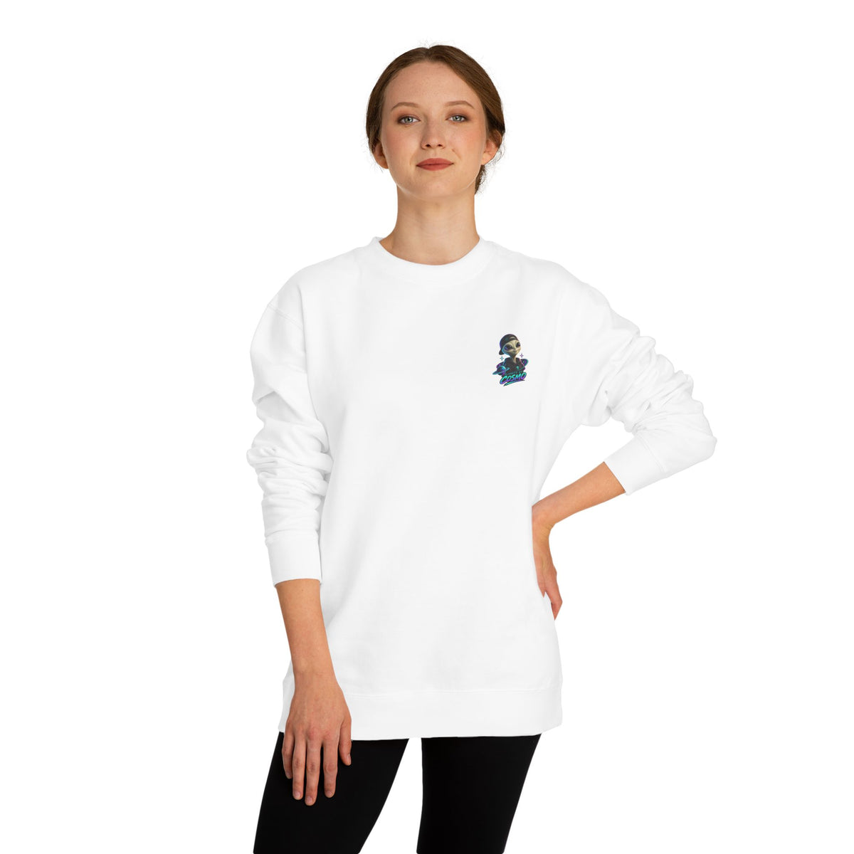 Alien Meditation Crewneck Sweatshirt | Be Curious