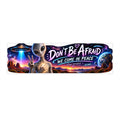 We Come in Peace Alien Bumper Sticker | Funny UFO Car Decal