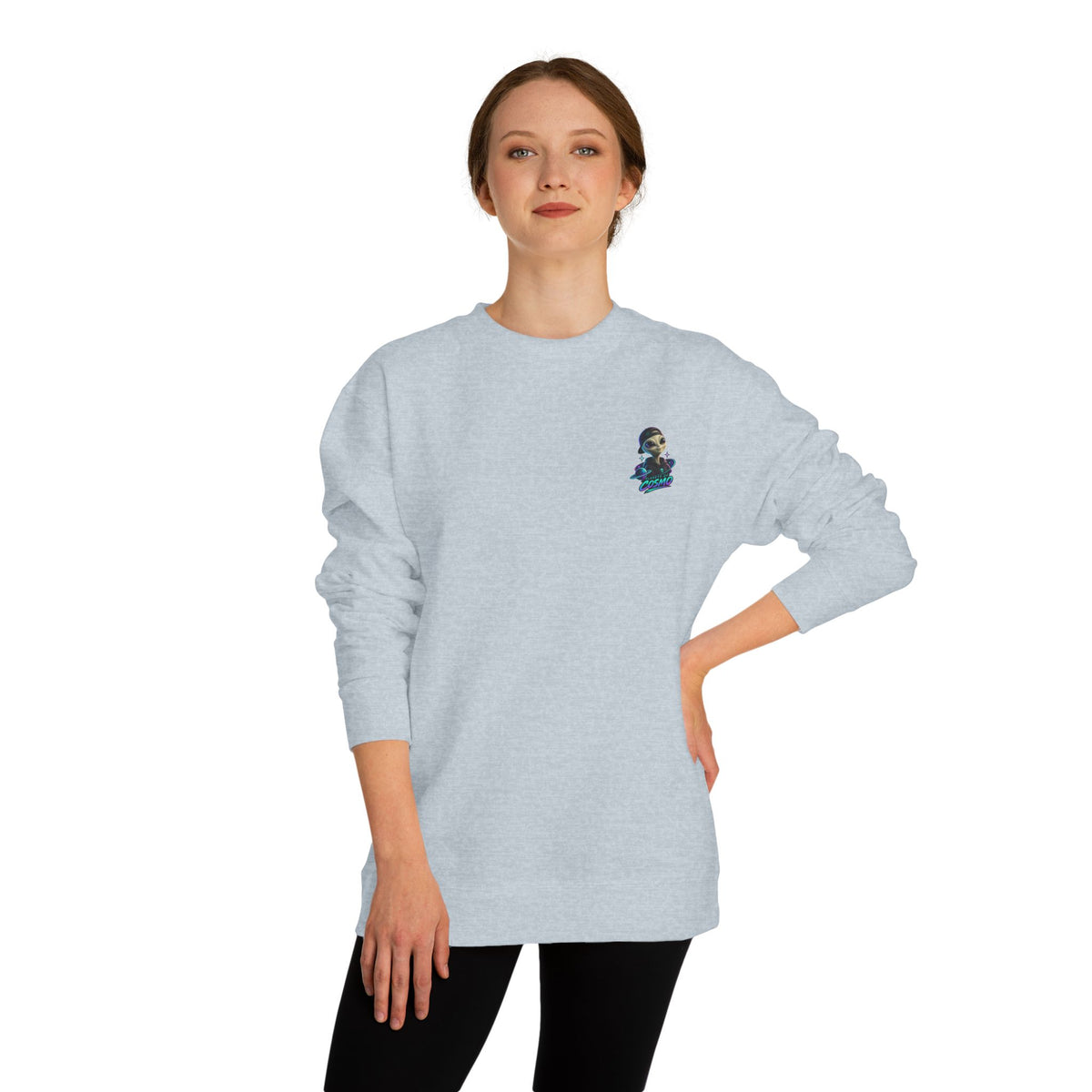 Alien Meditation Crewneck Sweatshirt | Be Curious