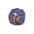 Funny Alien Sticker | Not From Around Here UFO Sticker