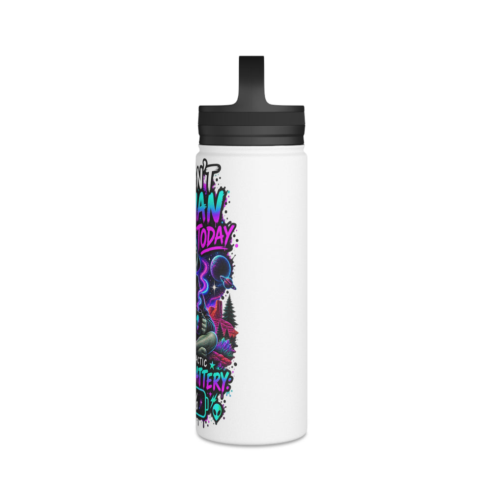 I Can’t Human Today – Funny Alien Cosmo After Dark Water Bottle