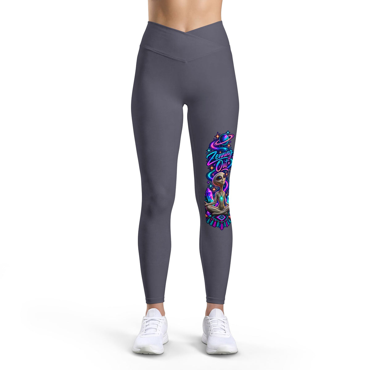 Women’s Zen Mode Alien Workout Leggings