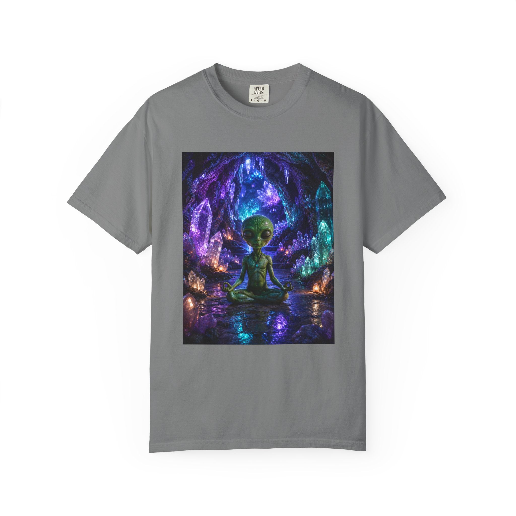 Cosmo Crystal Cave Meditation Tee