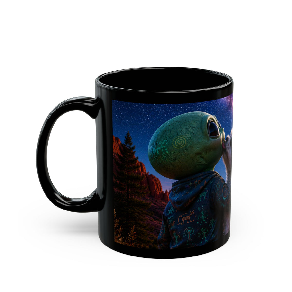 Alien Coffee Mug | Cosmic Best Friend Space Mug
