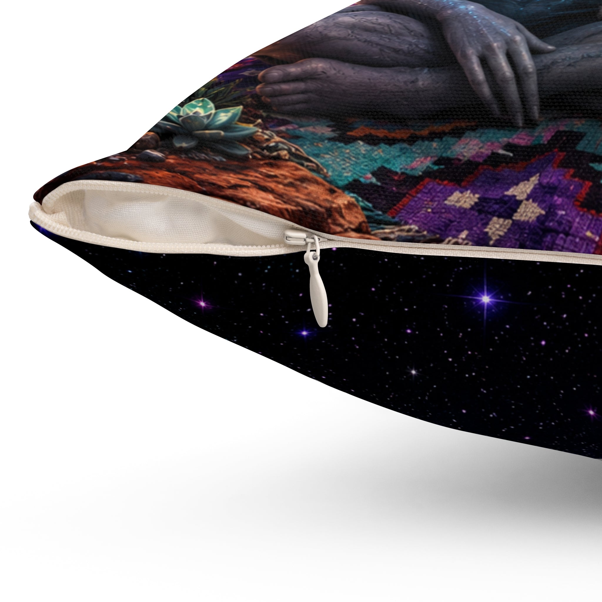 Cosmo & Porcia Under the Stars Cosmic Throw Pillow