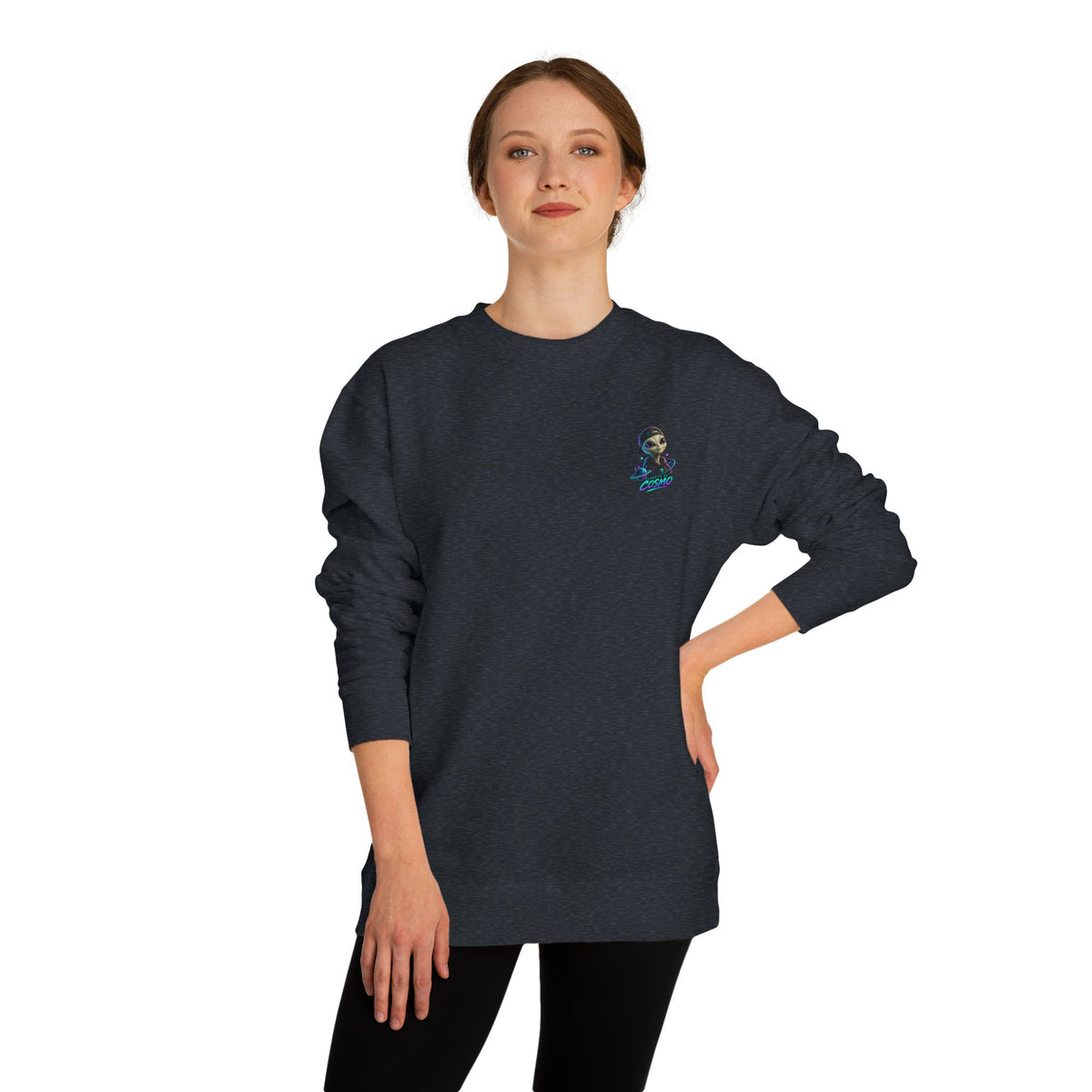 Alien Meditation Crewneck Sweatshirt | Be Curious