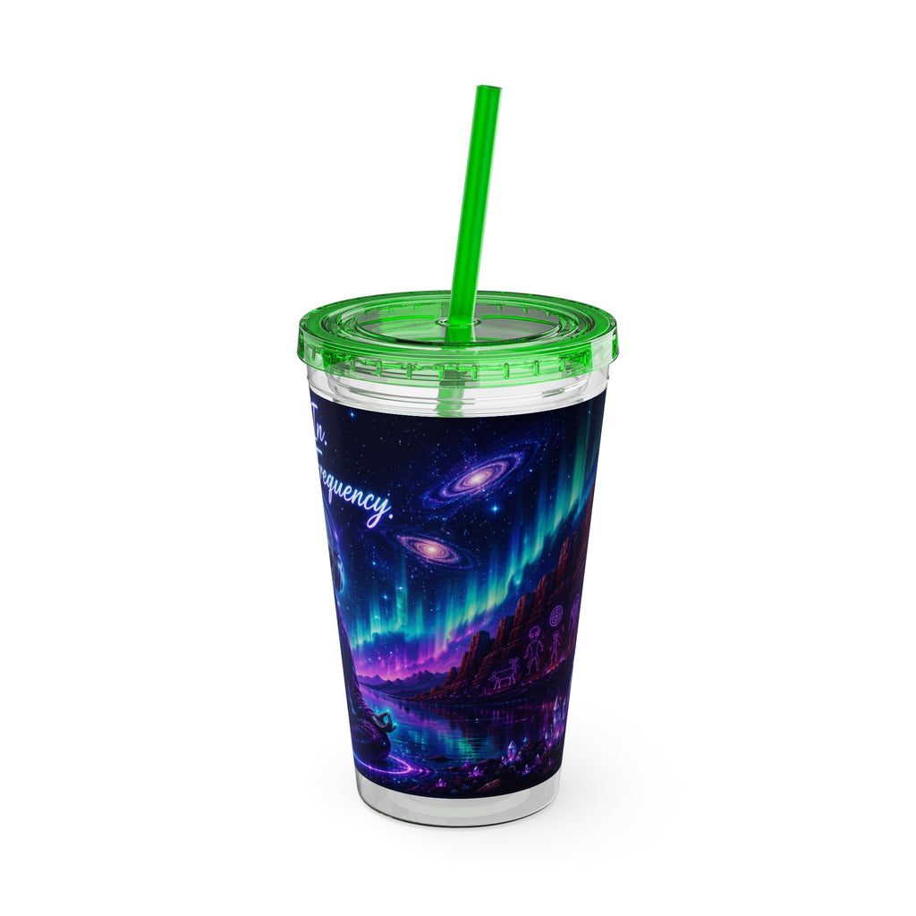 Alien Tumbler | Tune In Find Your Frequency Cosmic Travel Cup