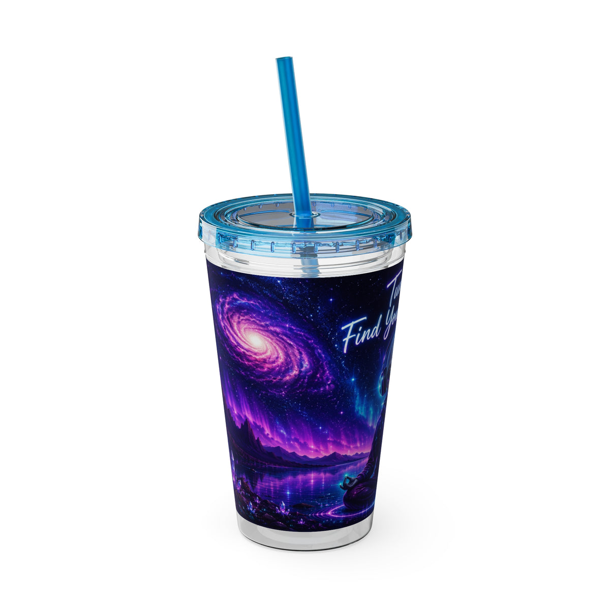 Alien Tumbler | Tune In Find Your Frequency Cosmic Travel Cup