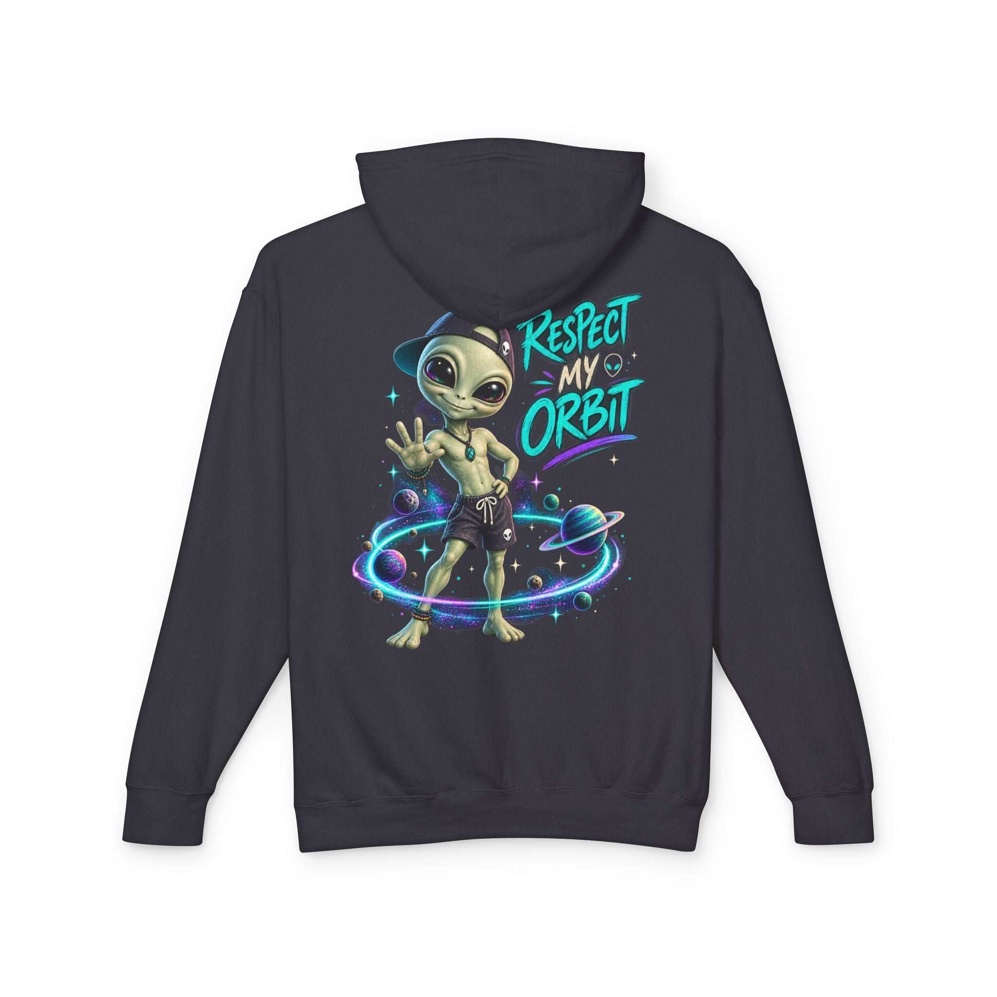 Respect My Orbit – Cosmo Alien Lightweight Hoodie 👽🪐