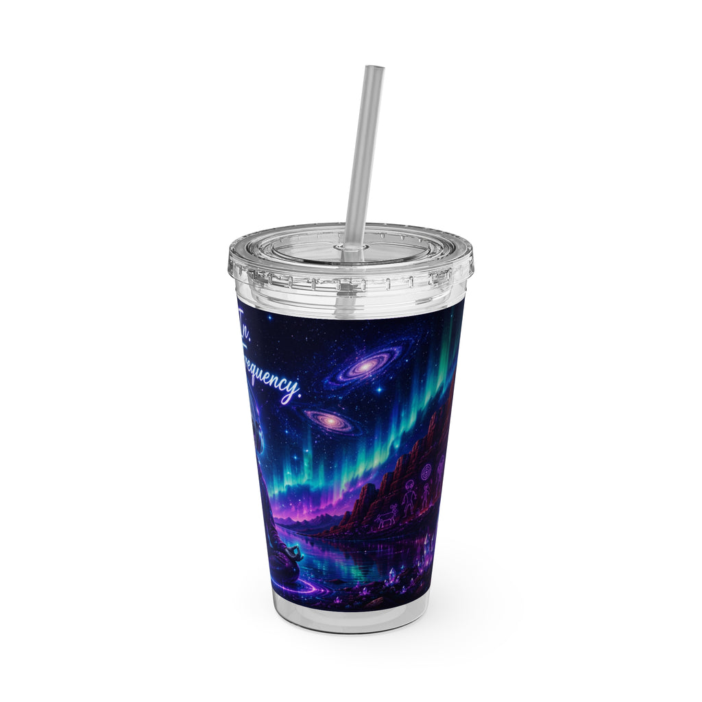 Alien Tumbler | Tune In Find Your Frequency Cosmic Travel Cup