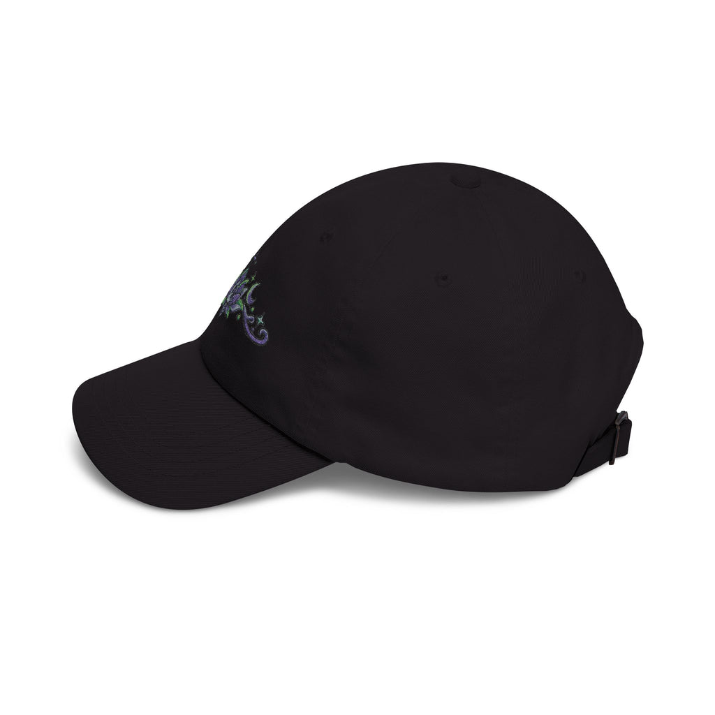 Embroidered Lotus Hat | Cosmic Spiritual Baseball Cap