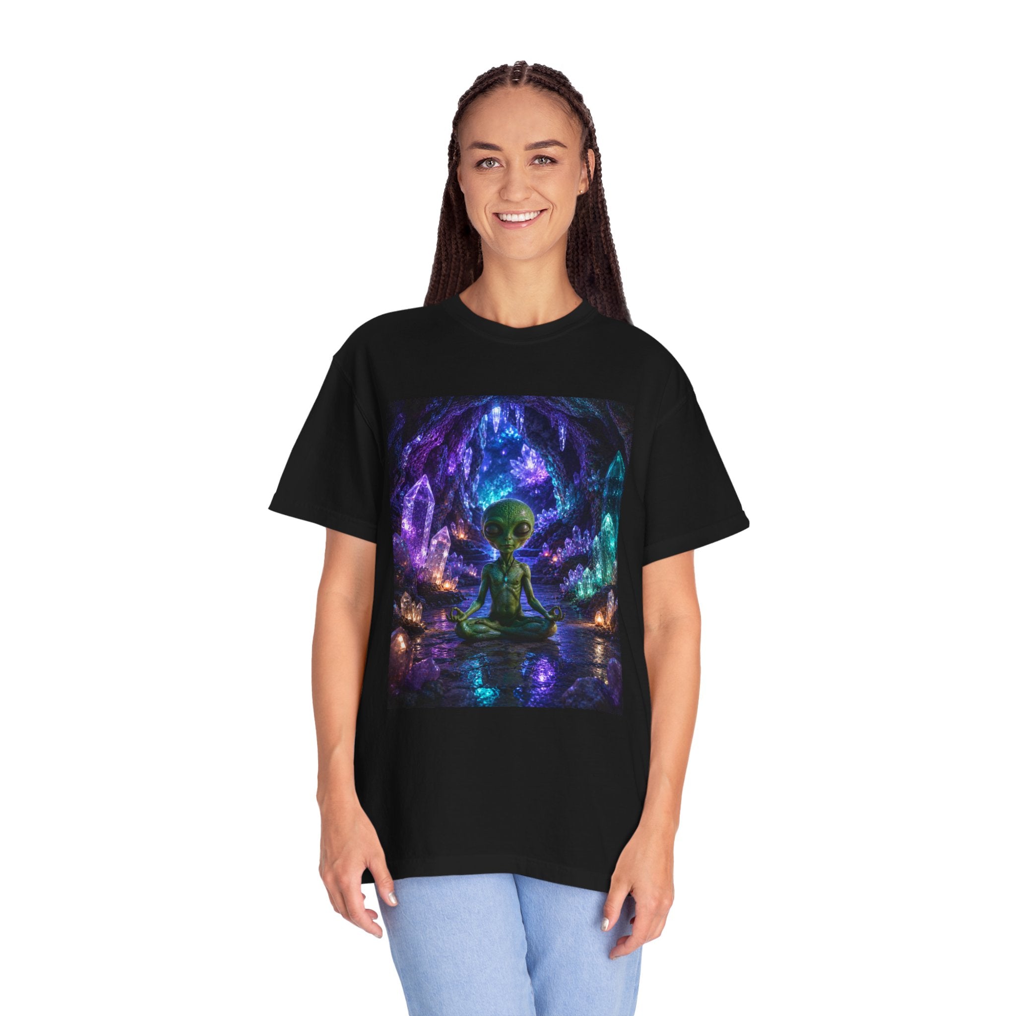 Cosmo Crystal Cave Meditation Tee