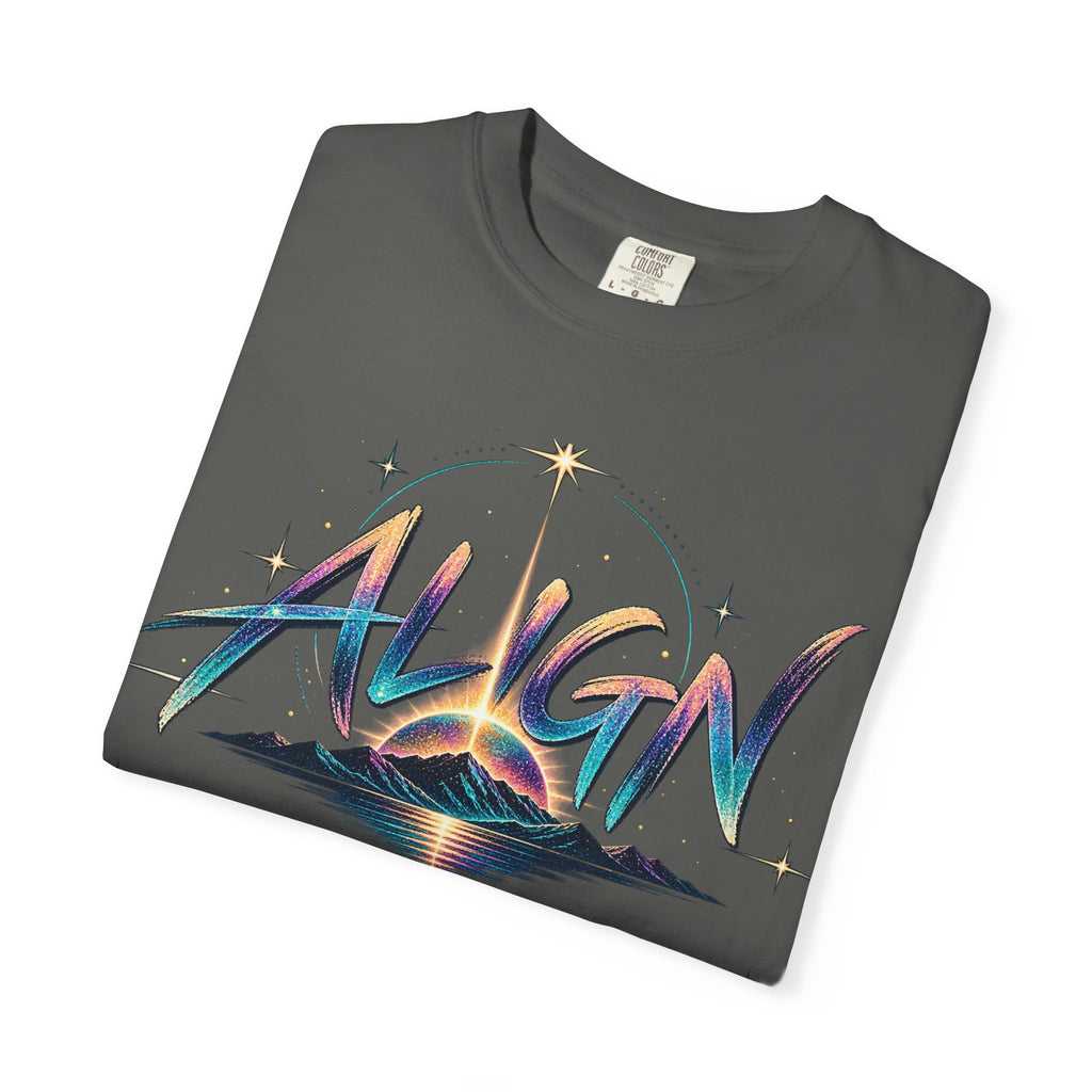 Cosmic Alignment Graphic T-Shirt | Spiritual Galaxy Tee